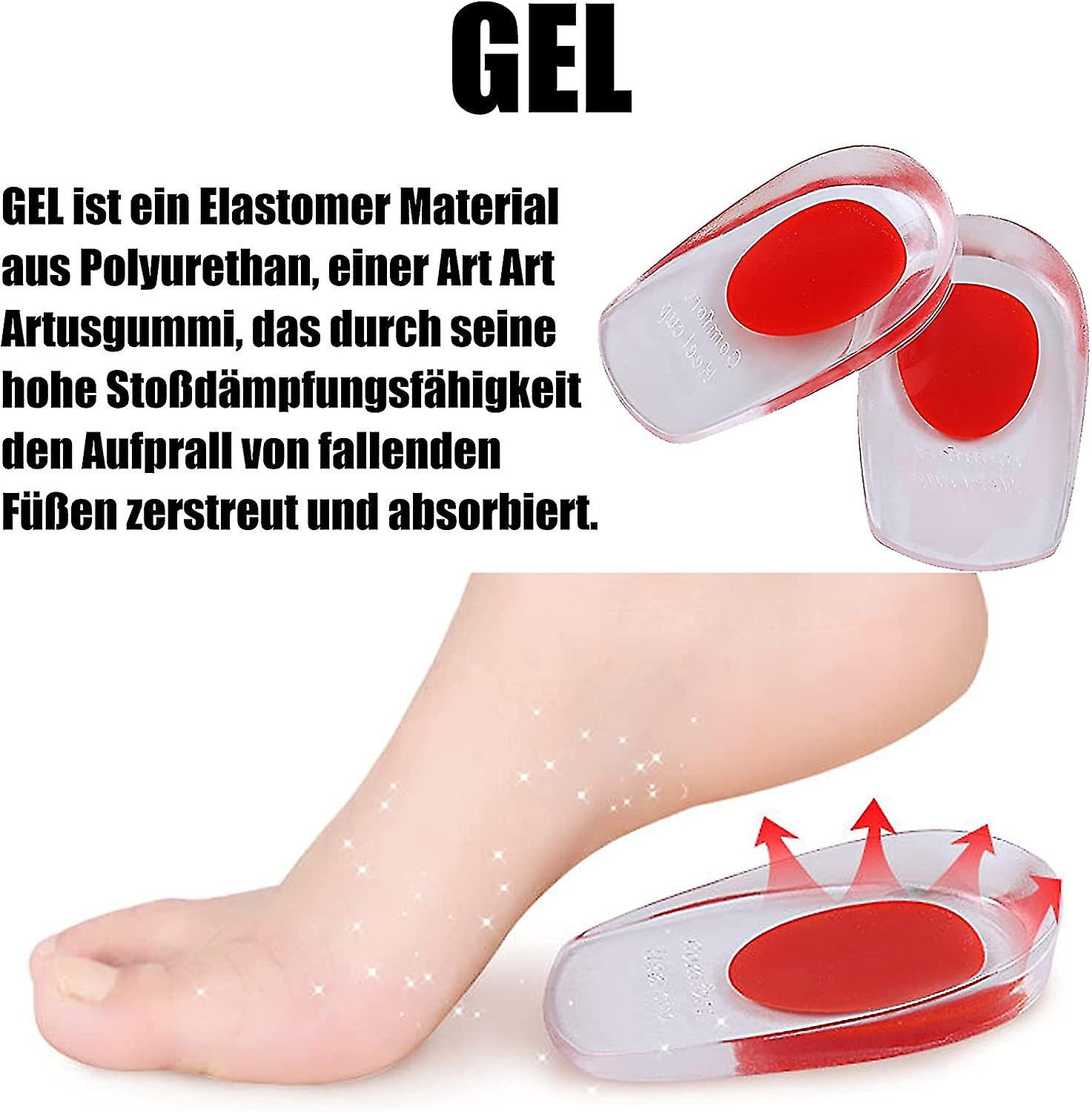 2x Einlegesohlen Geleinlage Fersensporn Fersenkissen Fersenpolster